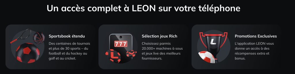 leon casino app download